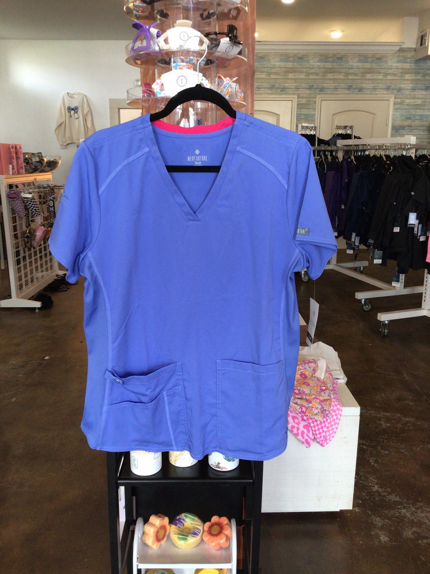 Touch Vneck Shirttail Top
