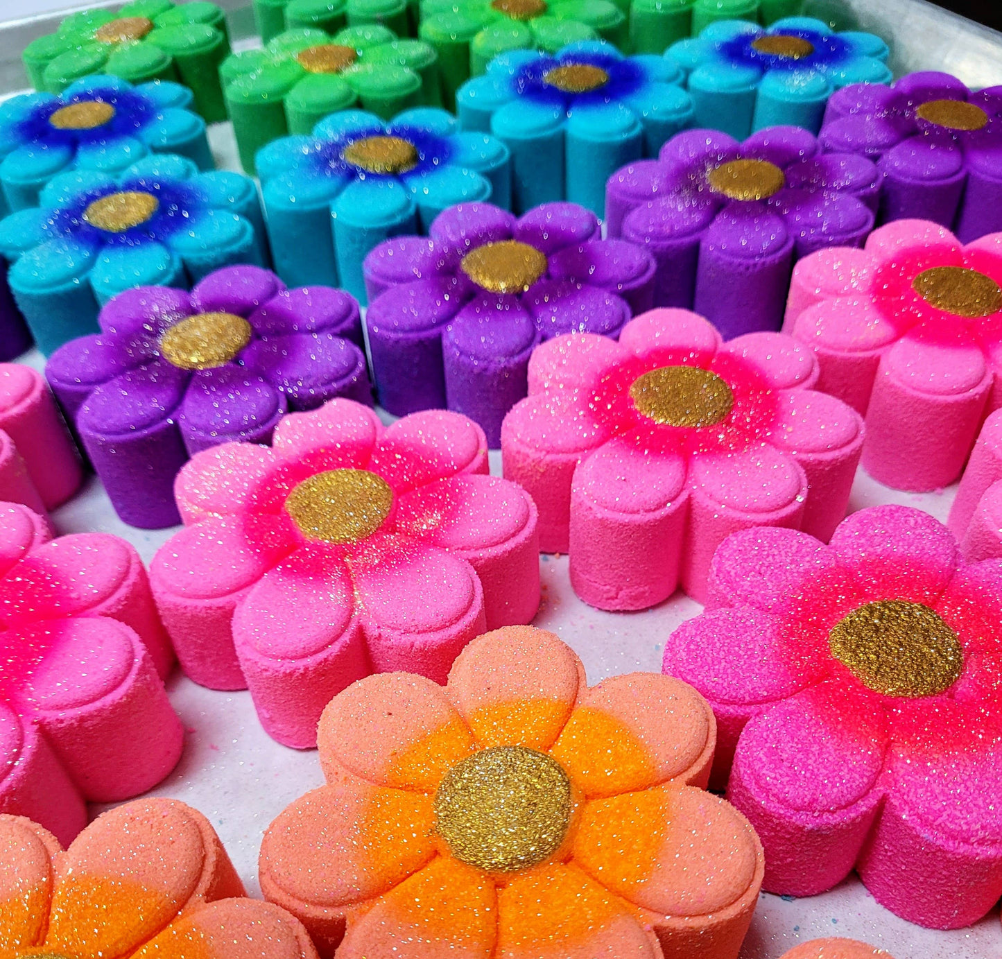 Flower Power Bath Bombs: Wonderberry