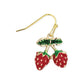 ZAD - Juicy Bunch Gold Strawberry Earrings