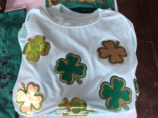 St Patrick’s clover shirt