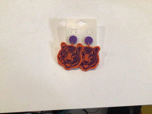 Tiger earrings