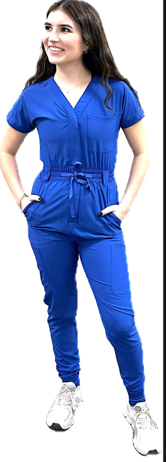 Excel Stretch Scrub Jumpsuit