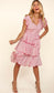 Ruffle Pin Stripe Dress