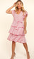 Ruffle Pin Stripe Dress