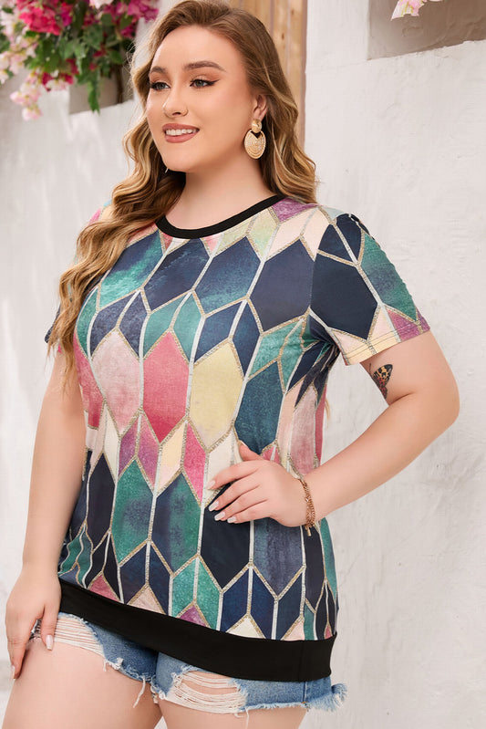 Stained Glass Shirt - Plus Size