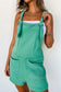 Mint Green Knotted French Terry Rompers