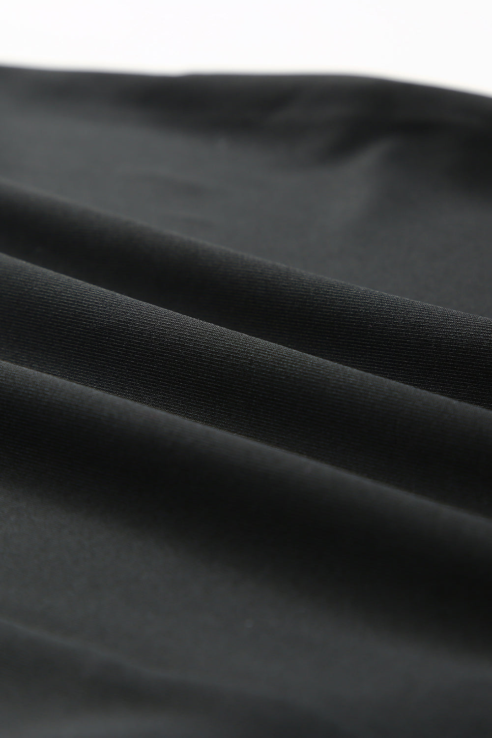 Black Wrap Ruched Short Sleeves Plus Size Mini Dress